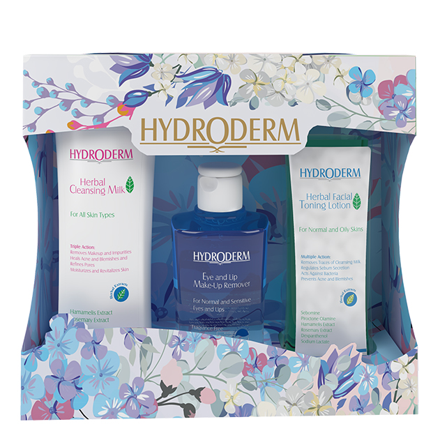 پک پاک کننده آرایش هیدرودرم مدل Herbal Extracts